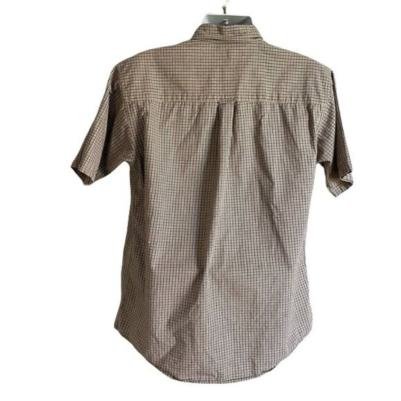 Bogari Short Sleeve Button Down Cotton  Shirt Large - Picture 4 of 6